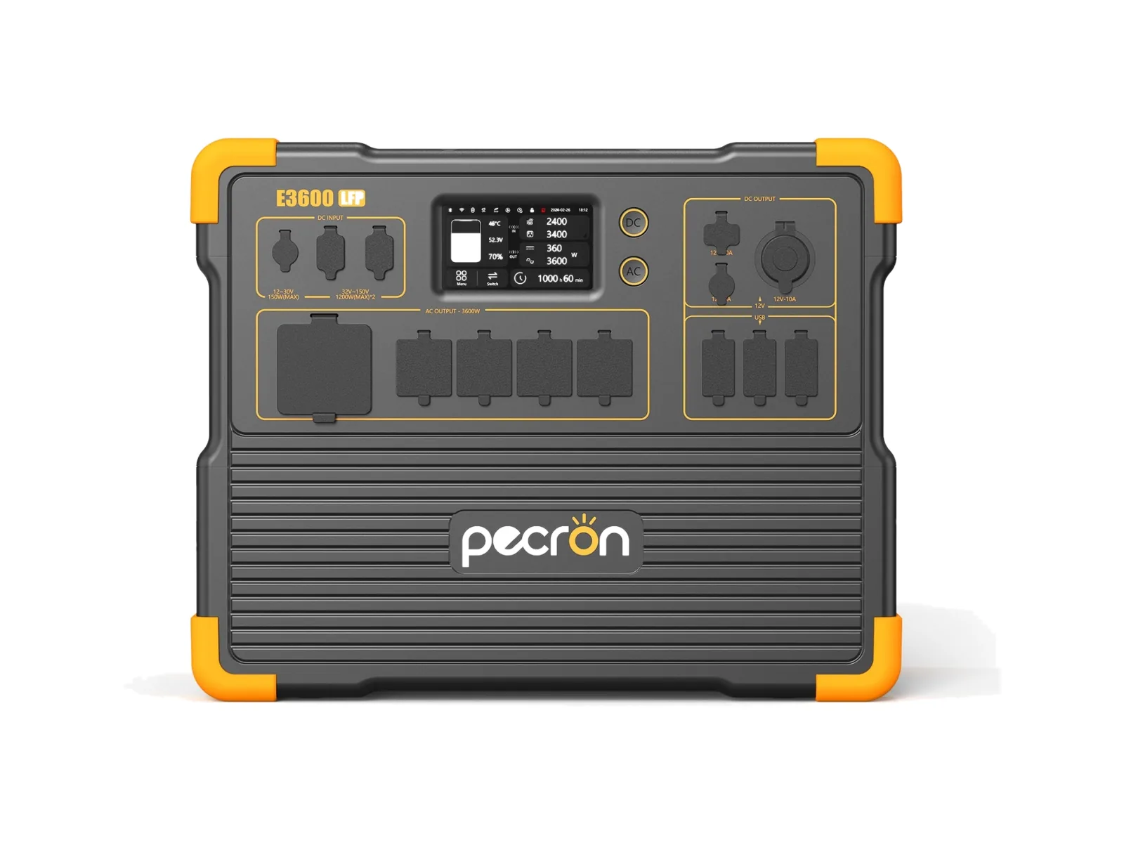 PECRON E3600LFP Große Powerstation